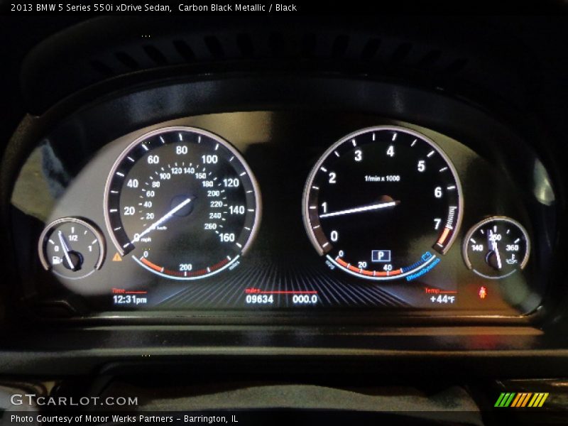  2013 5 Series 550i xDrive Sedan 550i xDrive Sedan Gauges