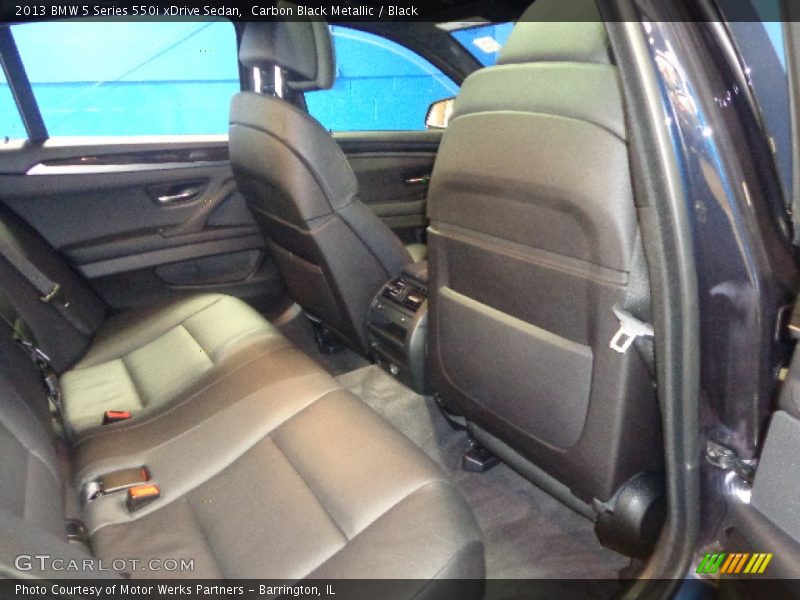 Carbon Black Metallic / Black 2013 BMW 5 Series 550i xDrive Sedan