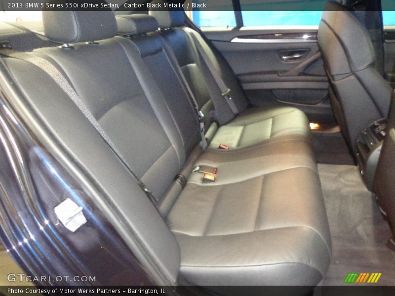 Carbon Black Metallic / Black 2013 BMW 5 Series 550i xDrive Sedan
