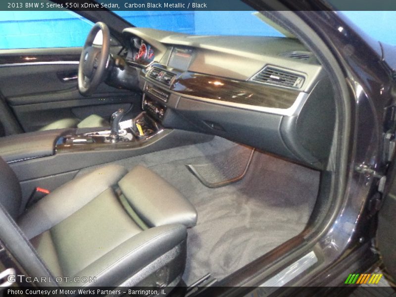 Carbon Black Metallic / Black 2013 BMW 5 Series 550i xDrive Sedan
