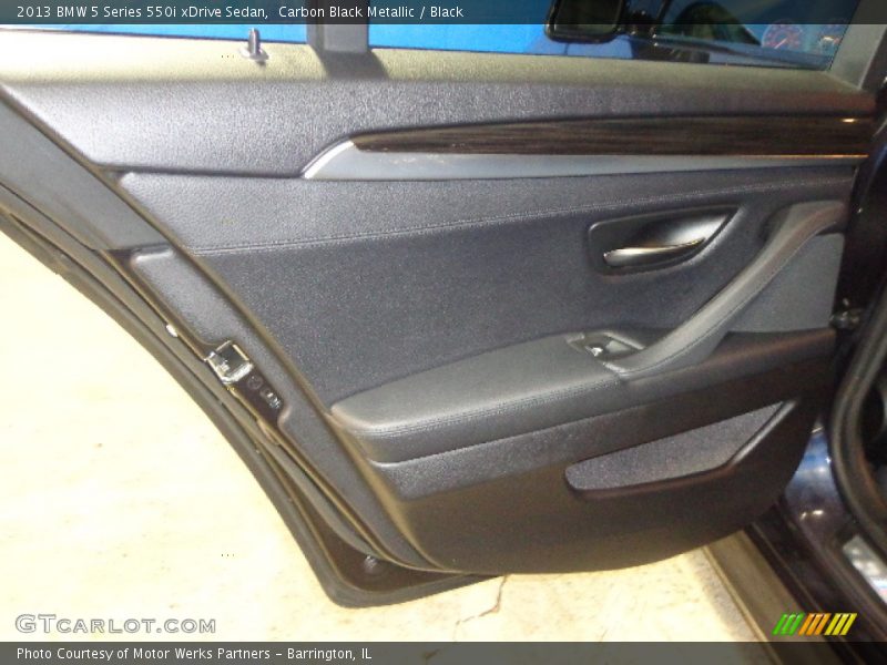 Carbon Black Metallic / Black 2013 BMW 5 Series 550i xDrive Sedan