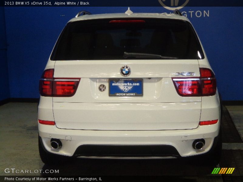 Alpine White / Black 2013 BMW X5 xDrive 35d
