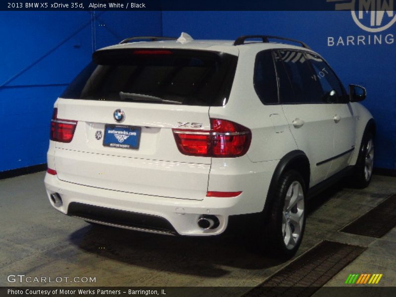 Alpine White / Black 2013 BMW X5 xDrive 35d