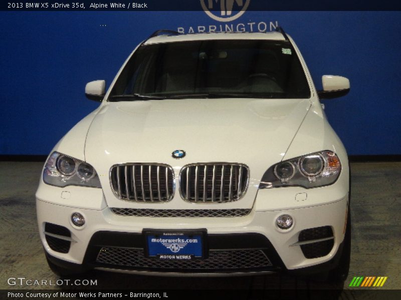 Alpine White / Black 2013 BMW X5 xDrive 35d