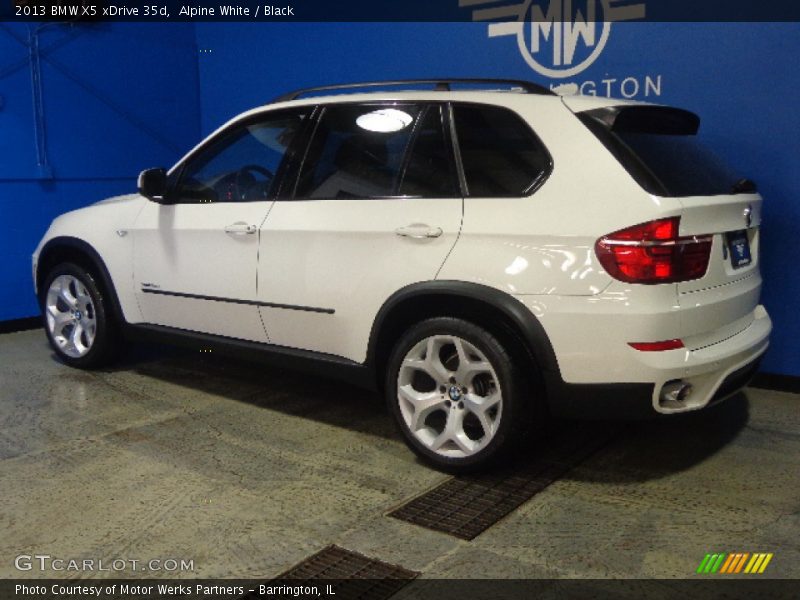 Alpine White / Black 2013 BMW X5 xDrive 35d