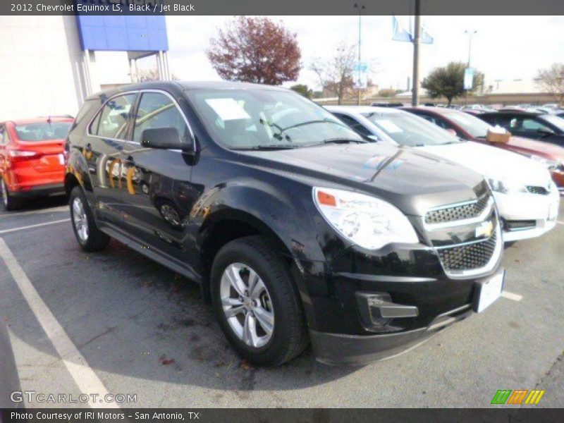 Black / Jet Black 2012 Chevrolet Equinox LS