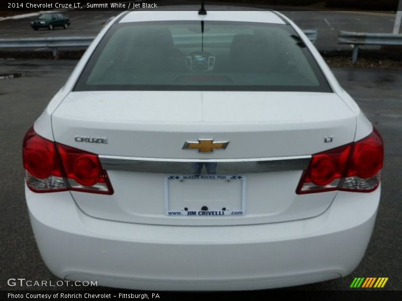 Summit White / Jet Black 2014 Chevrolet Cruze LT