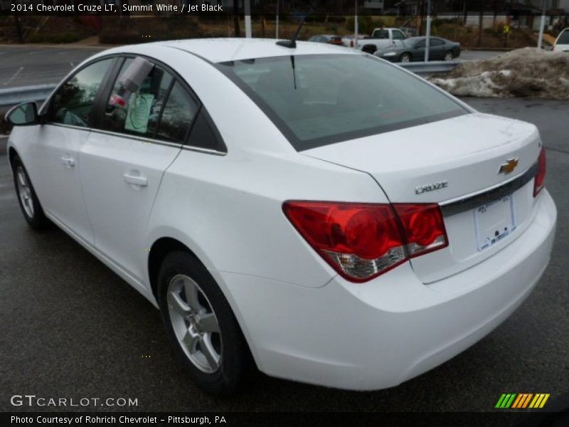 Summit White / Jet Black 2014 Chevrolet Cruze LT