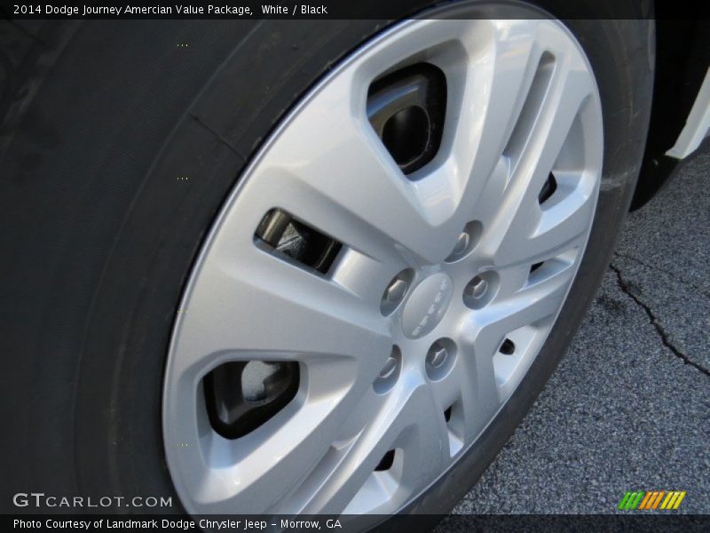 White / Black 2014 Dodge Journey Amercian Value Package