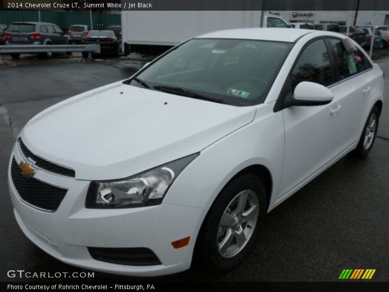 Summit White / Jet Black 2014 Chevrolet Cruze LT