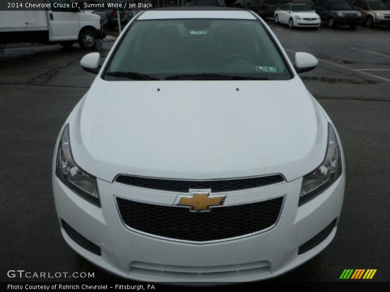 Summit White / Jet Black 2014 Chevrolet Cruze LT