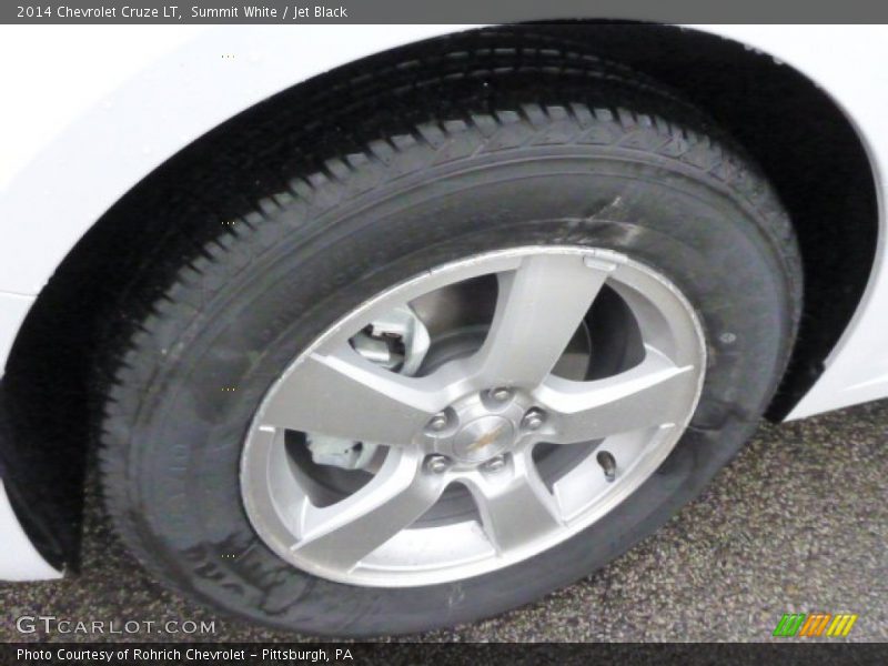 Summit White / Jet Black 2014 Chevrolet Cruze LT