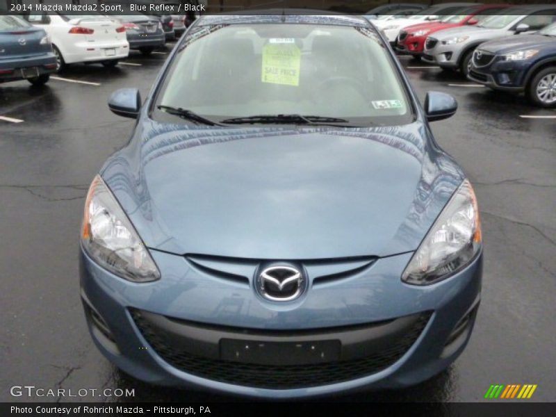 Blue Reflex / Black 2014 Mazda Mazda2 Sport