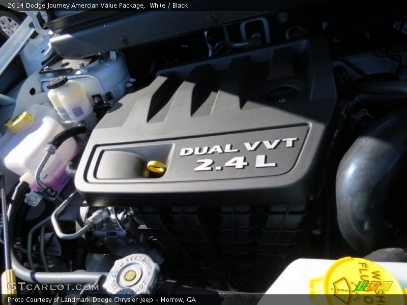 White / Black 2014 Dodge Journey Amercian Value Package