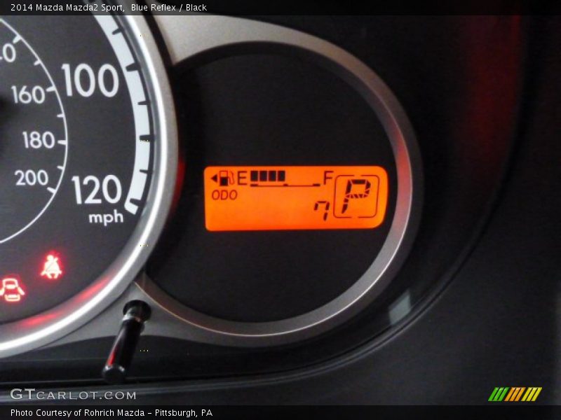 Blue Reflex / Black 2014 Mazda Mazda2 Sport