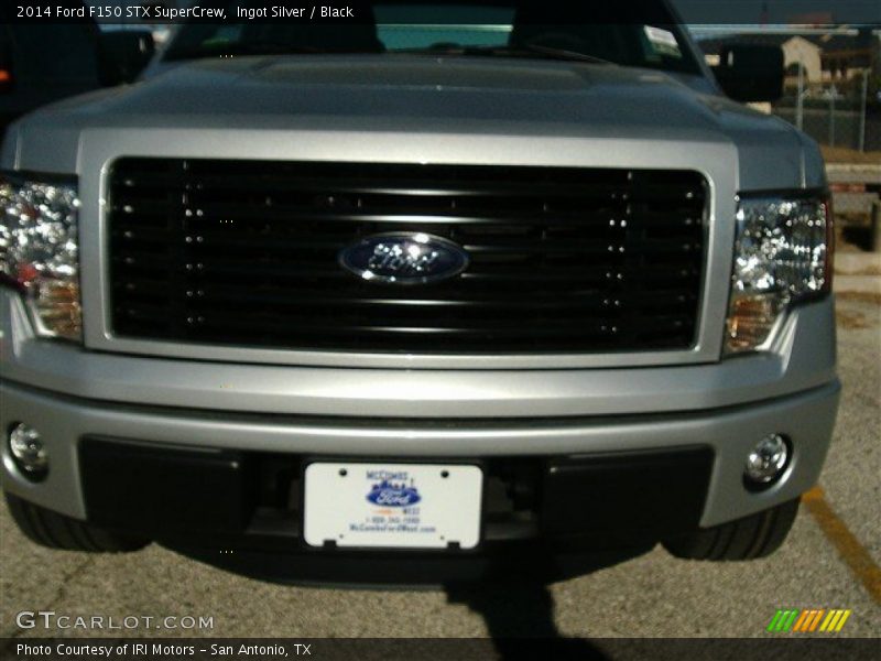 Ingot Silver / Black 2014 Ford F150 STX SuperCrew