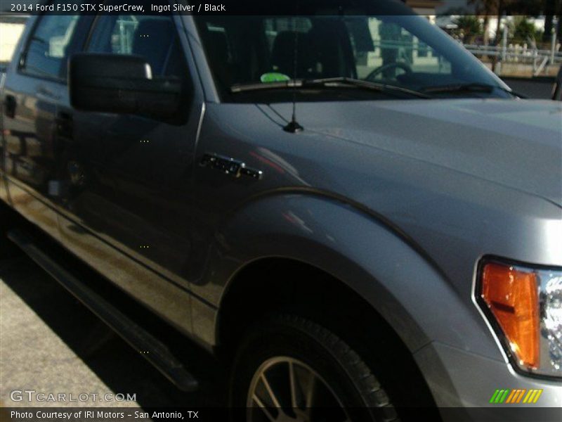 Ingot Silver / Black 2014 Ford F150 STX SuperCrew