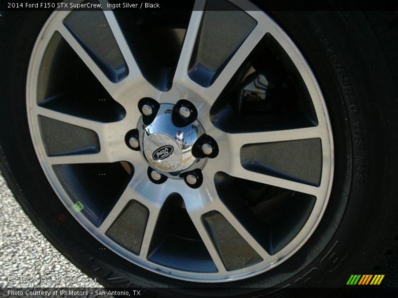 Ingot Silver / Black 2014 Ford F150 STX SuperCrew