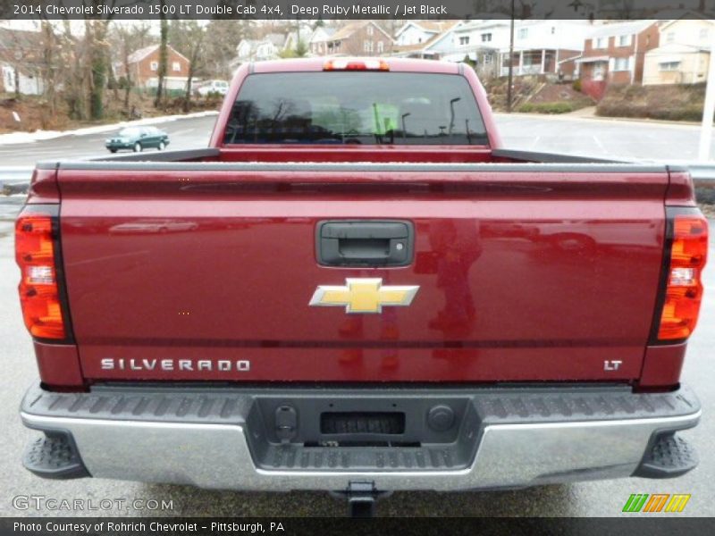 Deep Ruby Metallic / Jet Black 2014 Chevrolet Silverado 1500 LT Double Cab 4x4