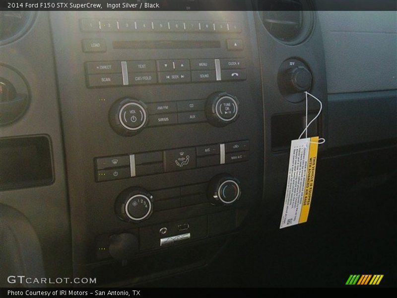 Ingot Silver / Black 2014 Ford F150 STX SuperCrew