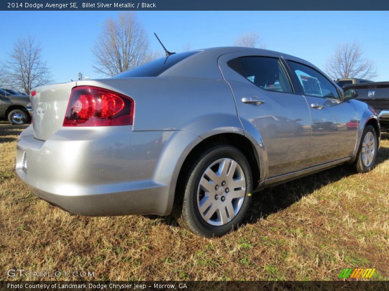 Billet Silver Metallic / Black 2014 Dodge Avenger SE