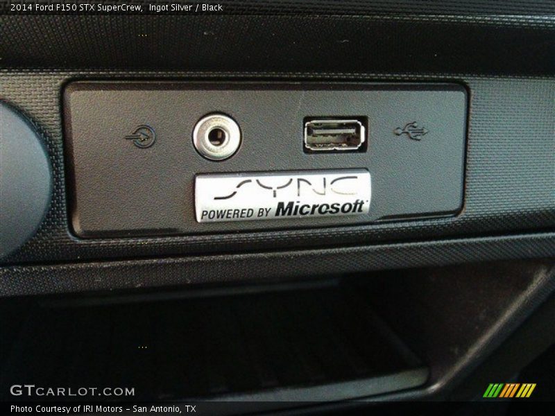 Ingot Silver / Black 2014 Ford F150 STX SuperCrew