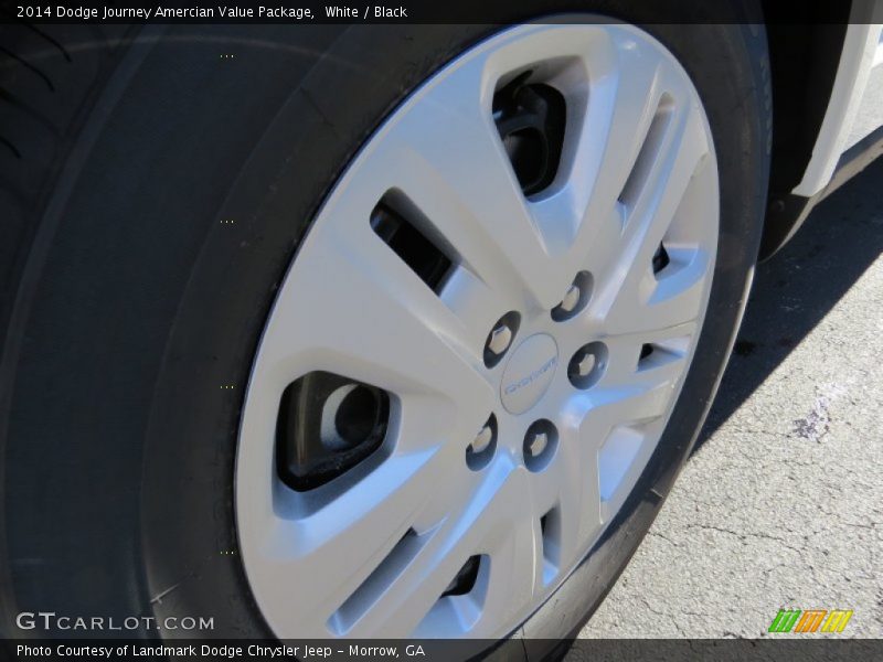 White / Black 2014 Dodge Journey Amercian Value Package