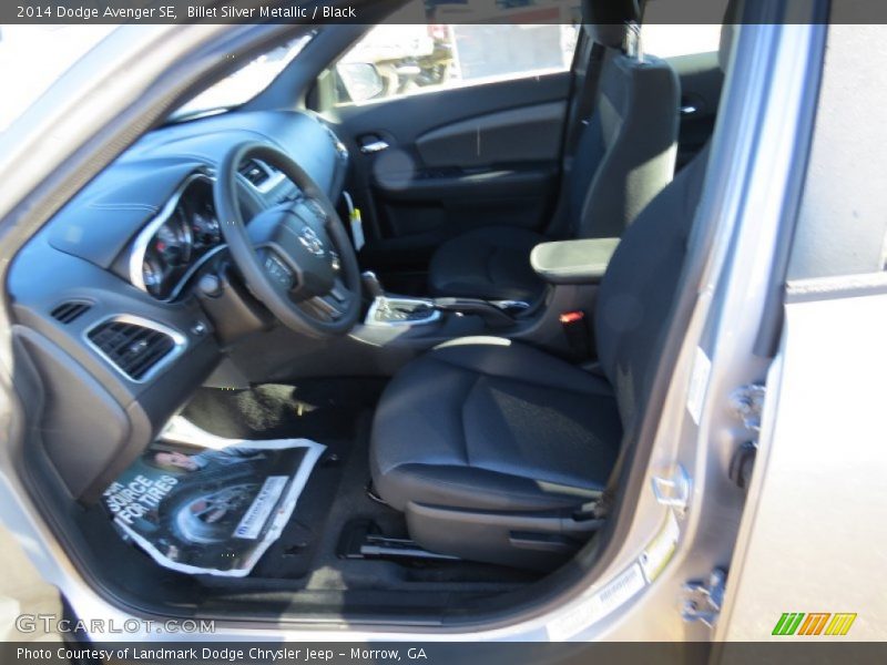 Billet Silver Metallic / Black 2014 Dodge Avenger SE