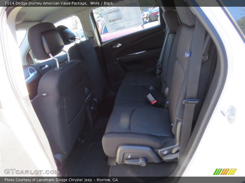 White / Black 2014 Dodge Journey Amercian Value Package