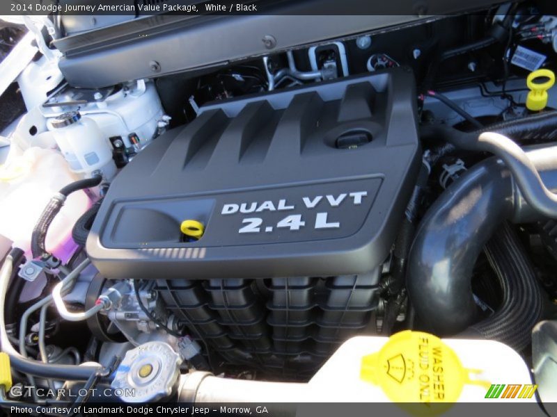 White / Black 2014 Dodge Journey Amercian Value Package