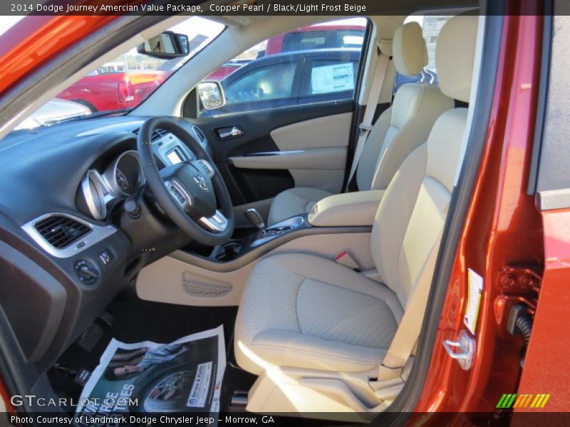 Copper Pearl / Black/Light Frost Beige 2014 Dodge Journey Amercian Value Package