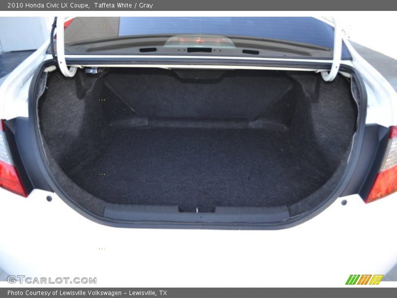 Taffeta White / Gray 2010 Honda Civic LX Coupe