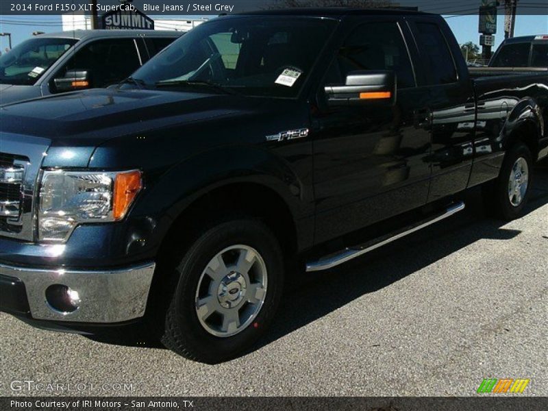Blue Jeans / Steel Grey 2014 Ford F150 XLT SuperCab