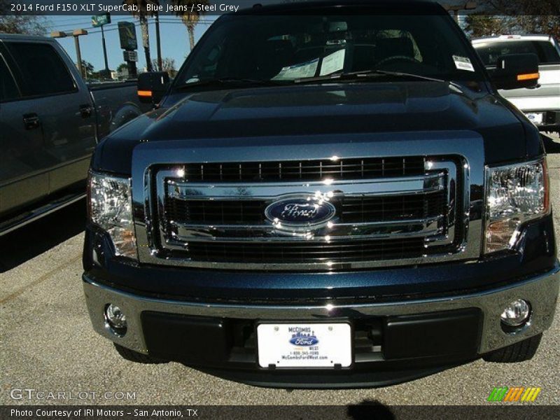 Blue Jeans / Steel Grey 2014 Ford F150 XLT SuperCab