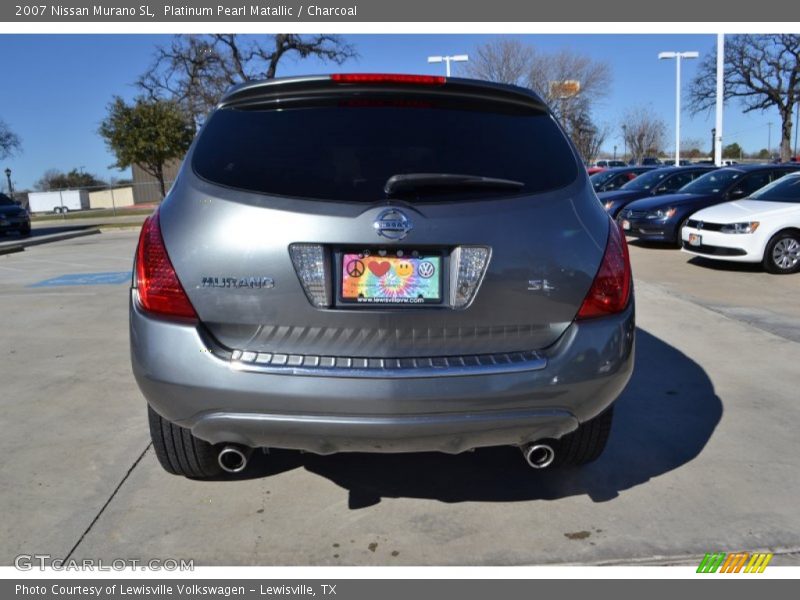 Platinum Pearl Matallic / Charcoal 2007 Nissan Murano SL