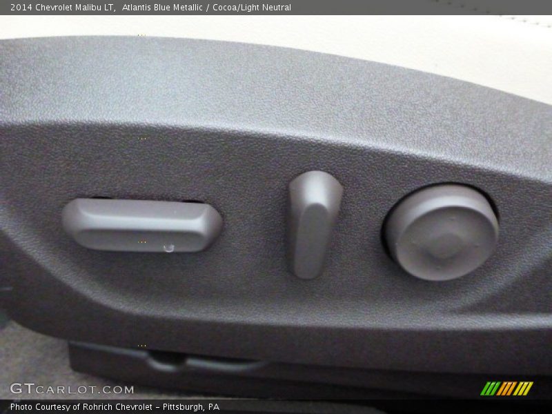 Atlantis Blue Metallic / Cocoa/Light Neutral 2014 Chevrolet Malibu LT
