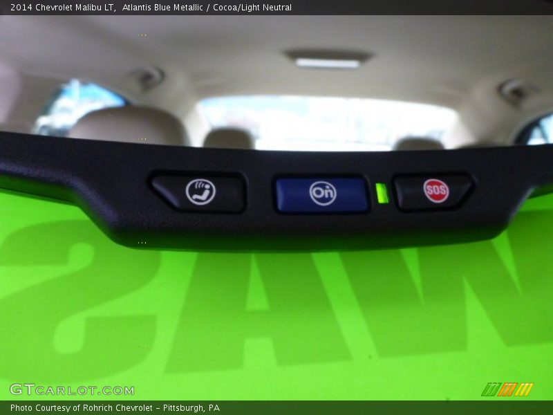 Atlantis Blue Metallic / Cocoa/Light Neutral 2014 Chevrolet Malibu LT