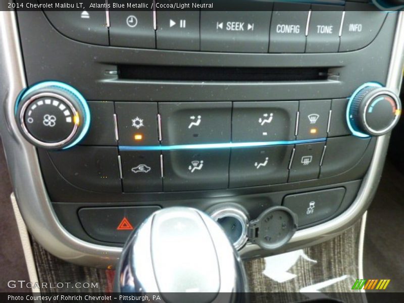 Atlantis Blue Metallic / Cocoa/Light Neutral 2014 Chevrolet Malibu LT