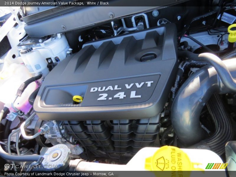White / Black 2014 Dodge Journey Amercian Value Package