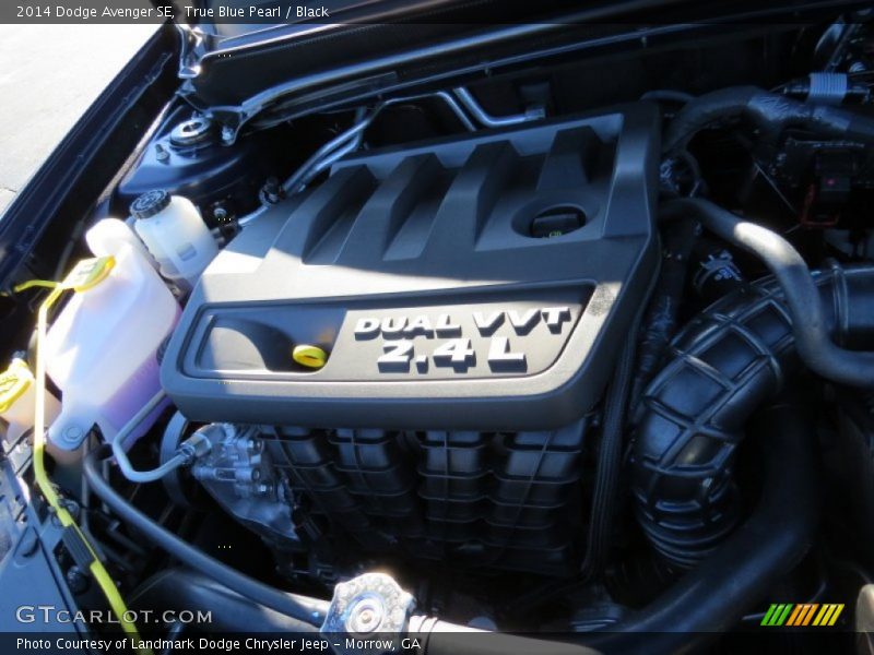 True Blue Pearl / Black 2014 Dodge Avenger SE