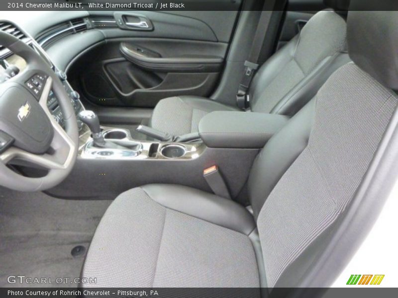 White Diamond Tricoat / Jet Black 2014 Chevrolet Malibu LT