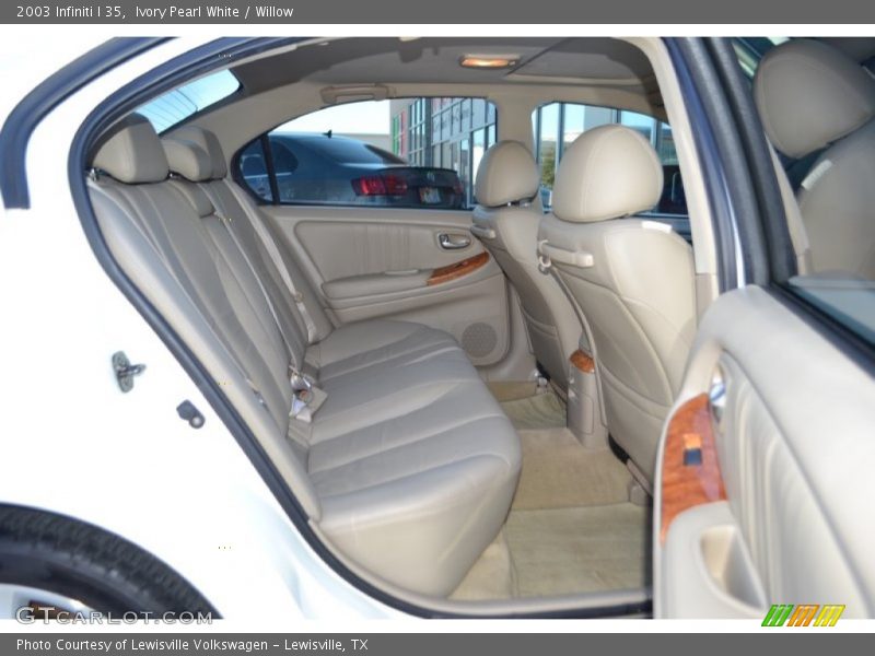 Ivory Pearl White / Willow 2003 Infiniti I 35