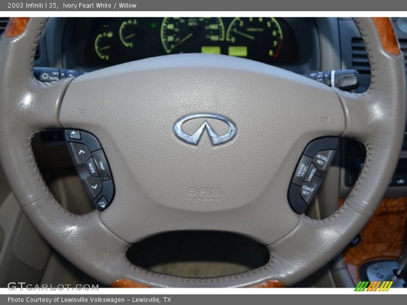 Ivory Pearl White / Willow 2003 Infiniti I 35