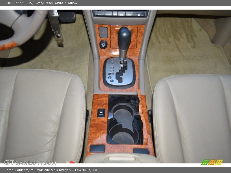 Ivory Pearl White / Willow 2003 Infiniti I 35