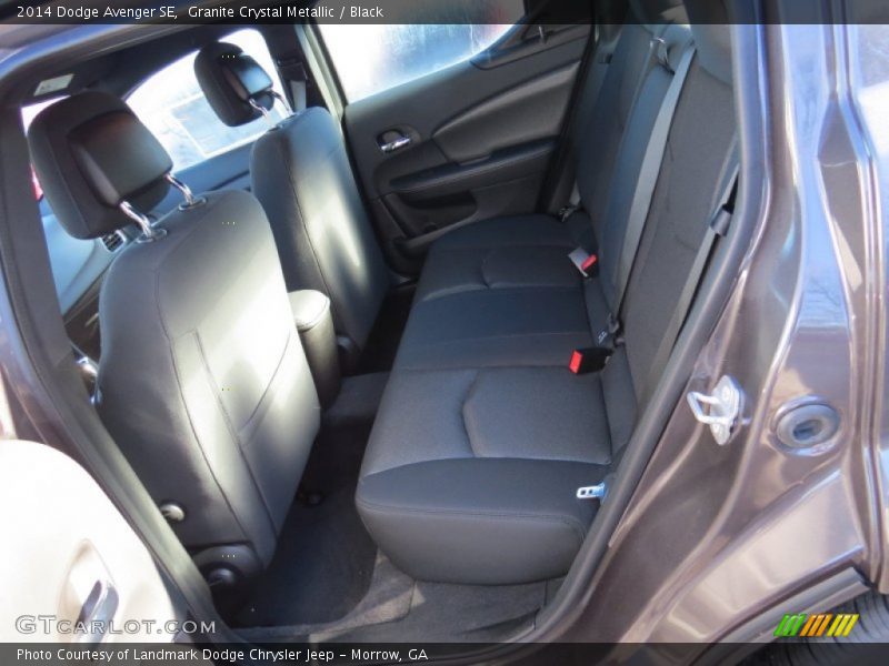 Granite Crystal Metallic / Black 2014 Dodge Avenger SE
