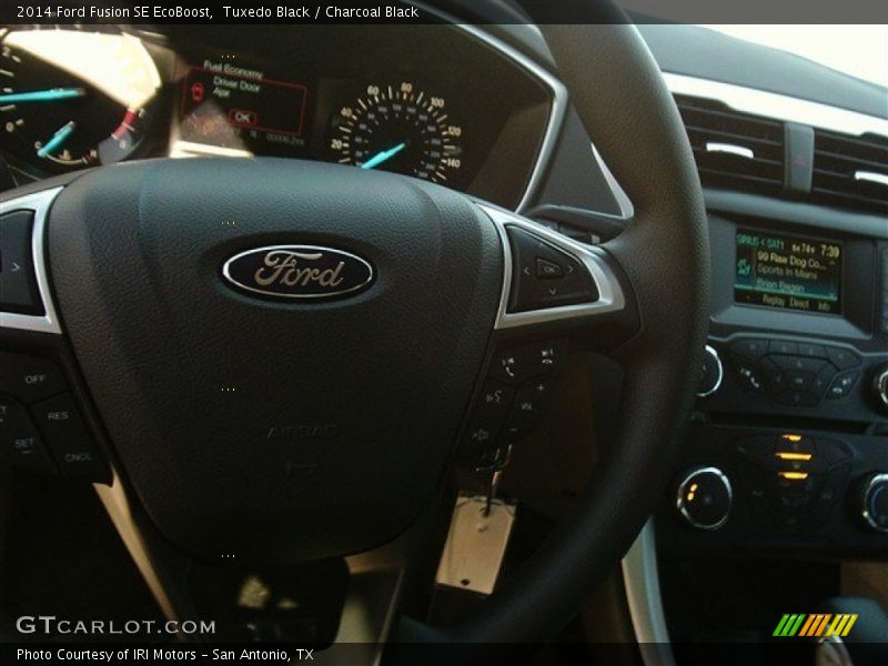 Tuxedo Black / Charcoal Black 2014 Ford Fusion SE EcoBoost
