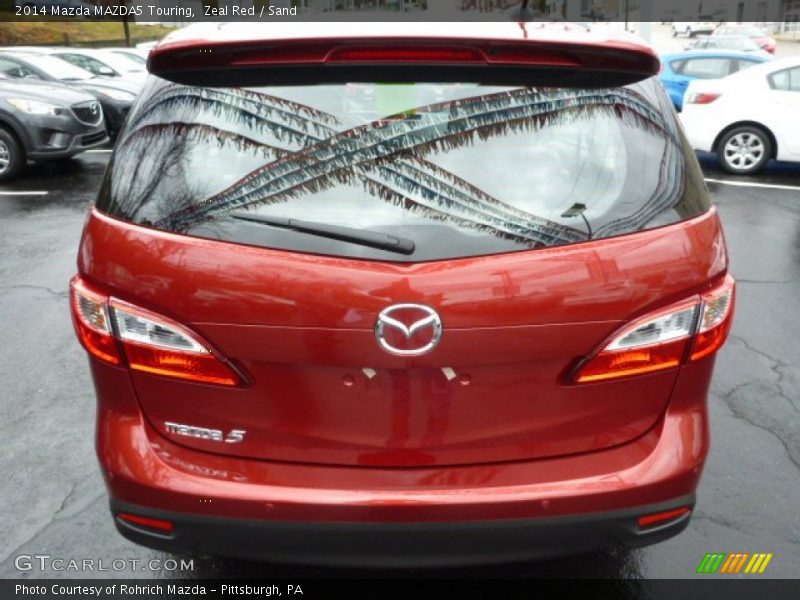 Zeal Red / Sand 2014 Mazda MAZDA5 Touring