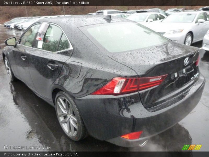 Obsidian Black / Black 2014 Lexus IS 250 F Sport AWD