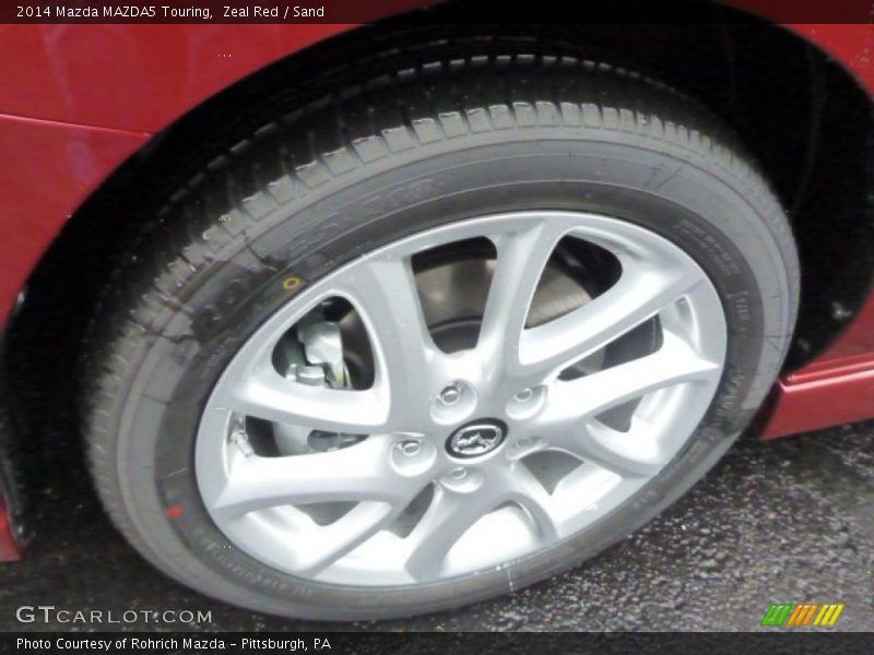 Zeal Red / Sand 2014 Mazda MAZDA5 Touring