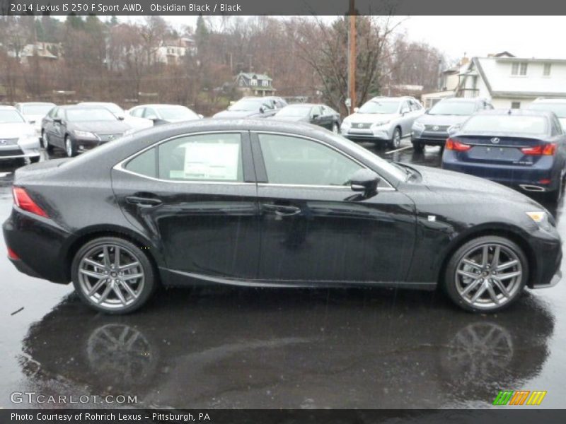Obsidian Black / Black 2014 Lexus IS 250 F Sport AWD